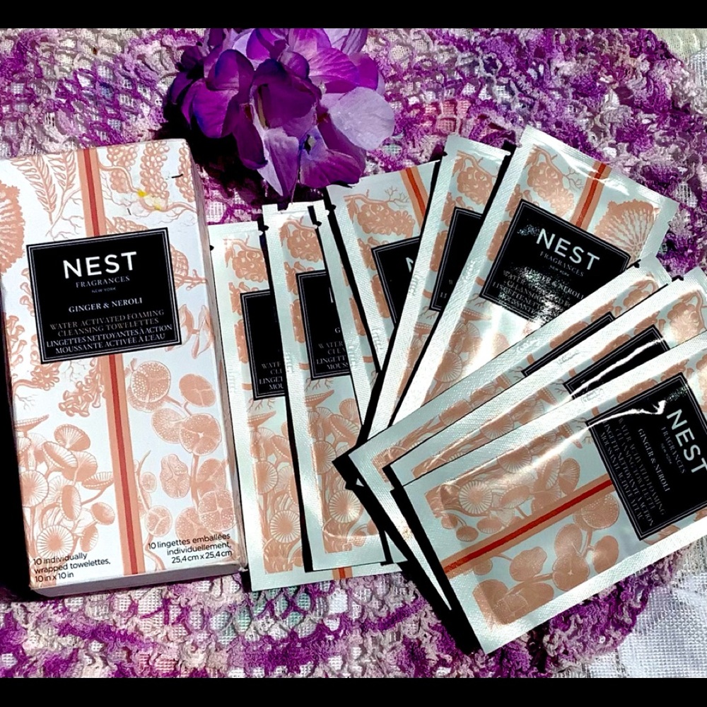 🎉HP NIB Ginger Neroli & Vit E Foam Cleanse Towels - Picture 10 of 16